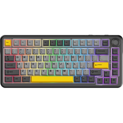 Клавиатура Ajazz AK820 MAX PLUS Daydream Switch RGB Wireless/Bluetooth/USB Black (AK820MAX-DD-BGY)