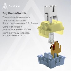 Клавиатура Ajazz AK820 MAX PLUS Daydream Switch RGB Wireless/Bluetooth/USB Black (AK820MAX-DD-BGY) Клавиатура Ajazz AK820 MAX PLUS Daydream Switch RGB Wireless/Bluetooth/USB Black (AK820MAX-DD-BGY) - Фото
