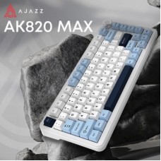 Клавиатура Ajazz AK820 MAX PLUS Daydream Switch RGB Wireless/Bluetooth/USB White (AK820MAX-DD-BWD) Клавиатура Ajazz AK820 MAX PLUS Daydream Switch RGB Wireless/Bluetooth/USB White (AK820MAX-DD-BWD) - Фото