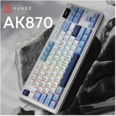 Клавиатура Ajazz AK870 PLUS Murad Switch RGB Wireless/Bluetooth/USB White (AK870-MU-BWD) Клавиатура Ajazz AK870 PLUS Murad Switch RGB Wireless/Bluetooth/USB White (AK870-MU-BWD) - Фото