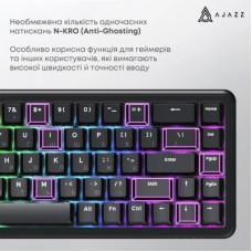 Клавіатура Ajazz AK680 MAX Magnetic Switch RGB USB Black (AK680-WM-B-A) Клавіатура Ajazz AK680 MAX Magnetic Switch RGB USB Black (AK680-WM-B-A) - Фото