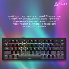 Клавіатура Ajazz AK680 MAX Magnetic Switch RGB USB Black (AK680-WM-B-A) Клавіатура Ajazz AK680 MAX Magnetic Switch RGB USB Black (AK680-WM-B-A) - Фото