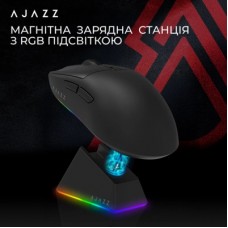 Мышка Ajazz AJ139 V2 MC Wireless/Bluetooth/USB Black (AJ139-V2-MC-B) Мышка Ajazz AJ139 V2 MC Wireless/Bluetooth/USB Black (AJ139-V2-MC-B) - Фото