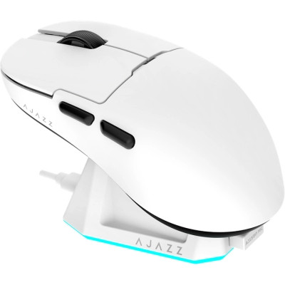 Мышка Ajazz AJ159P MC Wireless/Bluetooth/USB Charging Dock White (AJ159P-MC-W)