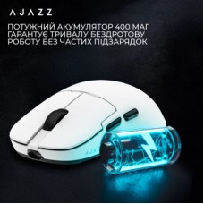 Мышка Ajazz AJ159P MC Wireless/Bluetooth/USB Charging Dock White (AJ159P-MC-W) Мышка Ajazz AJ159P MC Wireless/Bluetooth/USB Charging Dock White (AJ159P-MC-W) - Фото