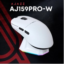 Мышка Ajazz AJ159PRO Wireless/Bluetooth/USB Charging Dock White (AJ159-PRO-W) Мышка Ajazz AJ159PRO Wireless/Bluetooth/USB Charging Dock White (AJ159-PRO-W) - Фото
