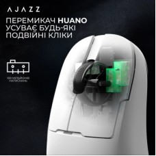 Мышка Ajazz AJ159PRO Wireless/Bluetooth/USB Charging Dock White (AJ159-PRO-W) Мышка Ajazz AJ159PRO Wireless/Bluetooth/USB Charging Dock White (AJ159-PRO-W) - Фото