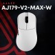 Мышка Ajazz AJ179 V2 MAX Wireless/Bluetooth/USB White (AJ179-V2-MAX-W)