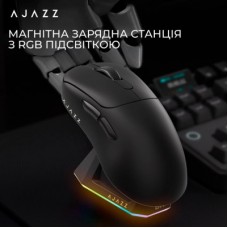 Мышка Ajazz AJ179PRO Wireless/Bluetooth/USB Charging Dock Black (AJ179-PRO-B) Мышка Ajazz AJ179PRO Wireless/Bluetooth/USB Charging Dock Black (AJ179-PRO-B) - Фото