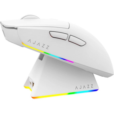 Мышка Ajazz AJ139 V2 MC Wireless/Bluetooth/USB White (AJ139-V2-MC-W)