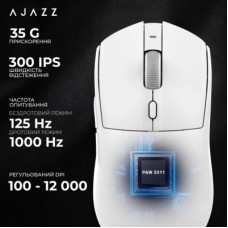 Мышка Ajazz AJ139 V2 MC Wireless/Bluetooth/USB White (AJ139-V2-MC-W) Мышка Ajazz AJ139 V2 MC Wireless/Bluetooth/USB White (AJ139-V2-MC-W) - Фото