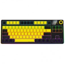 Клавиатура Lorgar KBP70TKLW Wireless TKL Mechanical Pro UA Black/Yellow (LRG-KBP70TKLW-YL-US) - Фото