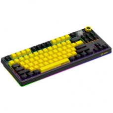 Клавиатура Lorgar KBP70TKLW Wireless TKL Mechanical Pro UA Black/Yellow (LRG-KBP70TKLW-YL-US) - Фото