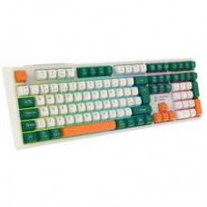 Клавиатура Canyon Shadder GKW-11 RGB Silent Wireless/Bluetooth/USB UA White (CND-SKBW11) - Фото