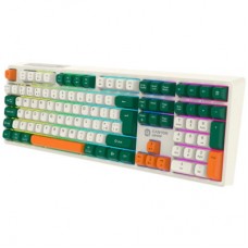 Клавиатура Canyon Shadder GKW-11 RGB Silent Wireless/Bluetooth/USB UA White (CND-SKBW11) - Фото