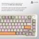 Клавиатура Ajazz AK820 MAX Flying Fish Switch RGB Wireless/Bluetooth/USB Beige (AK820MAX-FF-R)