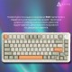 Клавиатура Ajazz AK820 MAX Flying Fish Switch RGB Wireless/Bluetooth/USB Beige (AK820MAX-FF-R)