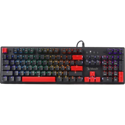 Клавиатура A4Tech Bloody S525N RGB BLMS Red Switch USB Fire Black (4711421002066)