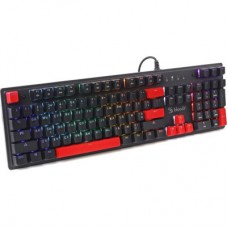 Клавіатура A4Tech Bloody S525N RGB BLMS Red Switch USB Fire Black (4711421002066) - Фото