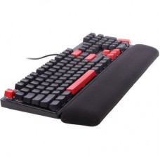 Клавіатура A4Tech Bloody S525N RGB BLMS Red Switch USB Fire Black (4711421002066) - Фото