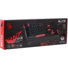 Клавіатура A4Tech Bloody S525N RGB BLMS Red Switch USB Fire Black (4711421002066) - Фото
