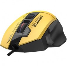 Мышка A4Tech Bloody W95 Ultra USB Yellow/Black (4711421002318) - Фото