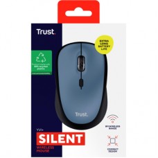 Мышка Trust Yvi+ Silent Wireless/Bluetooth Dark Blue (25514) - Фото