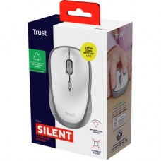 Мышка Trust Yvi+ Silent Wireless/Bluetooth White (25513) - Фото