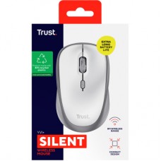 Мышка Trust Yvi+ Silent Wireless/Bluetooth White (25513) - Фото