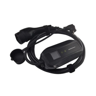 Зарядний пристрій для електромобіля HiSmart Type 2-Schuko (220 V), 16 A, 3.5kW, 1-фазний, 5 м (EV200757)