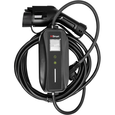 Зарядний пристрій для електромобіля HiSmart Type 1-Schuko (220 V), 6-16A, 5 м (EV200849)