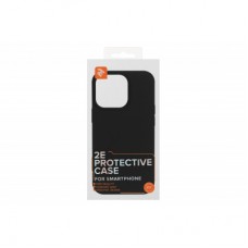 Чохол для мобільного телефона 2E Basic Apple iPhone 13 Pro Liquid Silicone Black (2E-IPH-13PR-OCLS-BK) - Фото