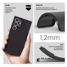 Чохол для мобільного телефона Armorstandart Matte Slim Fit Samsung S24 Ultra Camera cover Black (ARM72478) Чохол для мобільного телефона Armorstandart Matte Slim Fit Samsung S24 Ultra Camera cover Black (ARM72478) - Фото