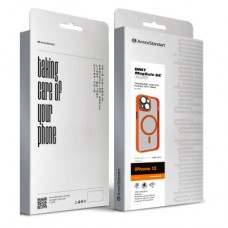 Чохол для мобільного телефона Armorstandart Unit MagSafe SE Apple iPhone 13 Orange Black (ARM75377) - Фото