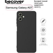Чехол для мобильного телефона BeCover Samsung Galaxy A07 SM-A075 Black (713685) - Фото