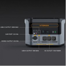 Зарядна станція Vtoman FlashSpeed 1500 PB-58 1500W 1548Wh (FlashSpeed 1500) - Фото