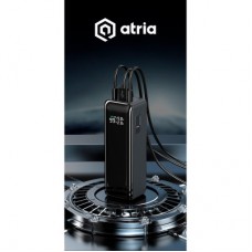 Батарея универсальная Atria 30000mAh PD/3.1/160W(Max)80W+80W, QC/3.0/22.5W, Blue (WPD-160SB) - Фото