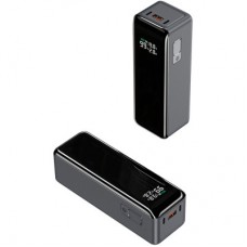 Батарея універсальна Atria 30000mAh PD/3.1/160W(Max)80W+80W, QC/3.0/22.5W (WPD-160S) - Фото