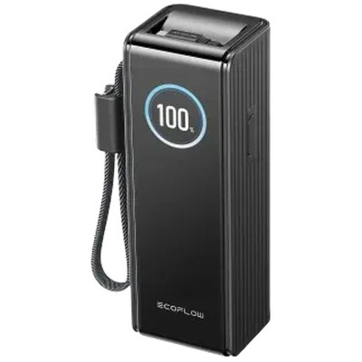 Батарея універсальна EcoFlow RAPID Power Bank 25000 mAh with cables black (EF-RAPID25K100W-B-EU)
