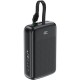 Батарея універсальна Acefast 20000 mAh 22,5W PD, QC/3.0 USB-A+USB-C In/Out, build-in cable M14 Black (6974316283966)