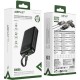 Батарея універсальна Acefast 20000 mAh 22,5W PD, QC/3.0 USB-A+USB-C In/Out, build-in cable M14 Black (6974316283966)