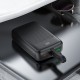 Батарея універсальна Acefast 20000 mAh 22,5W PD, QC/3.0 USB-A+USB-C In/Out, build-in cable M14 Black (6974316283966)