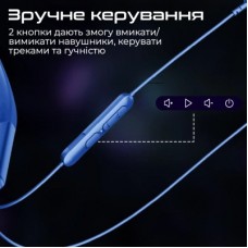 Навушники Promate Leap-200H Blue (leap-200h.blue) - Фото