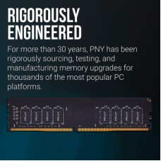 Модуль пам'яті для комп'ютера DDR4 8GB 3200 MHz PNY (MD8GSD43200-SI) - Фото