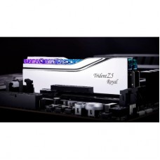 Модуль пам'яті для комп'ютера DDR5 32 GB (2x16 GB) 6400 MHz Trident Z5 Royal Silver G.Skill (F5-6400J3239G16GX2-TR5S) Модуль пам'яті для комп'ютера DDR5 32 GB (2x16 GB) 6400 MHz Trident Z5 Royal Silver G.Skill (F5-6400J3239G16GX2-TR5S) - Фото
