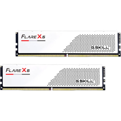 Модуль пам'яті для комп'ютера DDR5 64 GB (2x32GB) 6000 MHz Flare X5 Matte White G.Skill (F5-6000J2836G32GX2-FX5W)