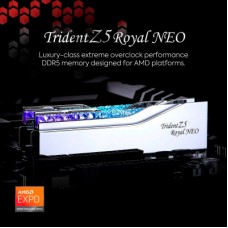 Модуль пам'яті для комп'ютера DDR5 32 GB (2x16 GB) 6000 MHz Trident Z5 Royal Silver G.Skill (F5-6000J2836G16GX2-TR5S) Модуль пам'яті для комп'ютера DDR5 32 GB (2x16 GB) 6000 MHz Trident Z5 Royal Silver G.Skill (F5-6000J2836G16GX2-TR5S) - Фото