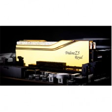 Модуль пам'яті для комп'ютера DDR5 32 GB (2x16 GB) 6400 MHz Trident Z5 Royal Gold G.Skill (F5-6400J3039G16GX2-TR5G) Модуль пам'яті для комп'ютера DDR5 32 GB (2x16 GB) 6400 MHz Trident Z5 Royal Gold G.Skill (F5-6400J3039G16GX2-TR5G) - Фото