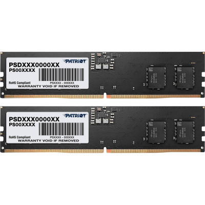 Модуль пам'яті для комп'ютера DDR5 64 GB (2x32GB) 5600 MHz Signature Line Patriot (PSD564G5600K)