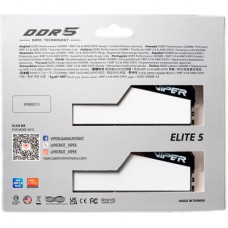 Модуль пам'яті для комп'ютера DDR5 64 GB (2x32GB) 6400 MHz Viper Elite 5 Patriot (VEB564G6432KW) - Фото